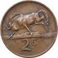 ЮАР 2 цента 1972 год