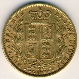 Великобритания 1 соверен 1863 год