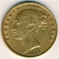 Великобритания 1 соверен 1863 год