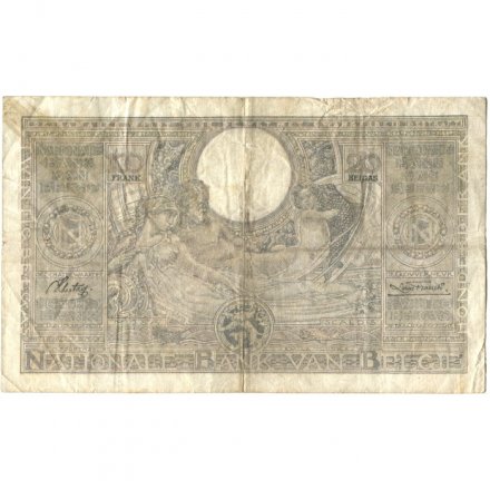 Бельгия 100 франков 1936 год - F+