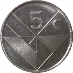 Аруба 5 центов 2005 год