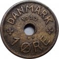 Дания 1 эре 1927 год (N)