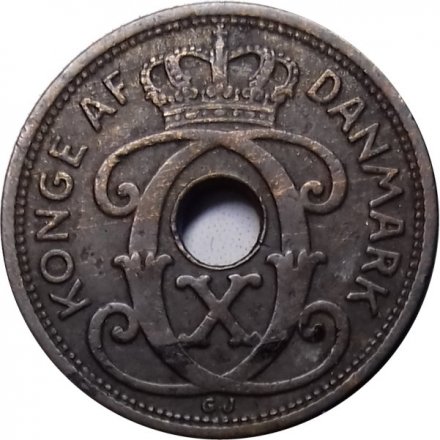 Дания 1 эре 1927 год (N)