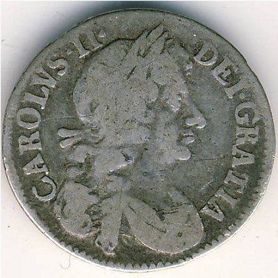 Великобритания 4 пенса 1680 год