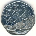 Великобритания 50 пенсов 1994 год - 50 лет высадки союзников в Нормандии (день D)