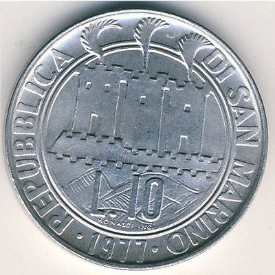 Сан-Марино 10 лир 1977 год - Экология
