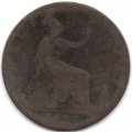 Великобритания 1/2 пенни 1887 год