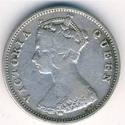 Гонконг 10 центов 1898 год