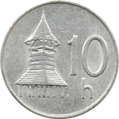 Словакия 10 геллеров 1994 год