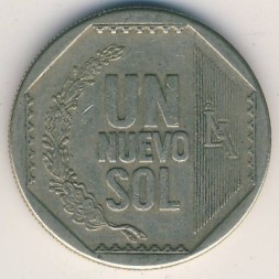 Перу 1 новый соль 2002 год