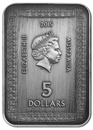 Австралия 5 долларов 2015 год - Магна Карта
