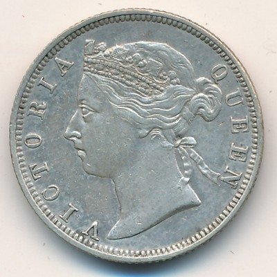 Гонконг 20 центов 1891 год