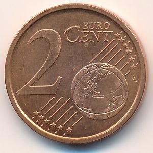 Сан-Марино 2 евроцента 2004 год