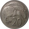 Новая Зеландия 20 центов 1974 год - Киви