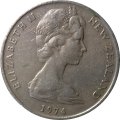 Новая Зеландия 20 центов 1974 год - Киви
