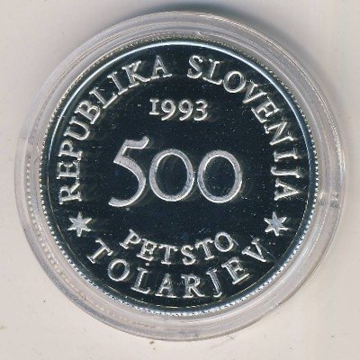 Словения 500 толаров 1993 год