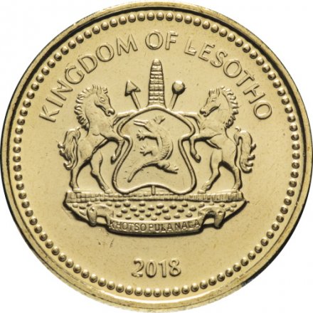 Лесото 20 лисенте 2018 год UNC