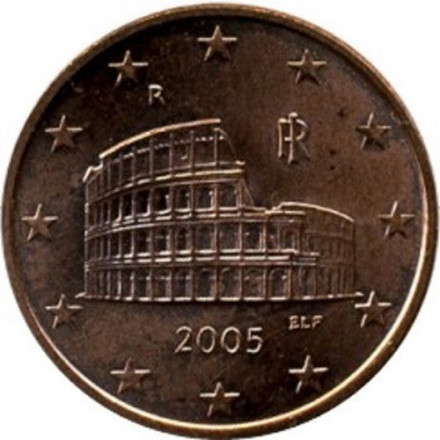 Италия 5 евроцентов 2005 год - Колизей