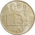 Бельгия 20 франков 1953 год BELGIE - VF