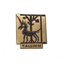 Значок Таллин. Tallinn, тяжелый