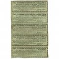Купоны 5 1/2 % военный краткосрочный заём в 100 рублей 1916 год (второй выпуск, сцепка 5 шт) - VF+