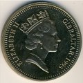 Гибралтар 5 фунтов 1995 год