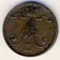 Финляндия 1 пенни 1892 год