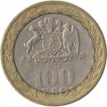 Чили 100 песо 2004 год