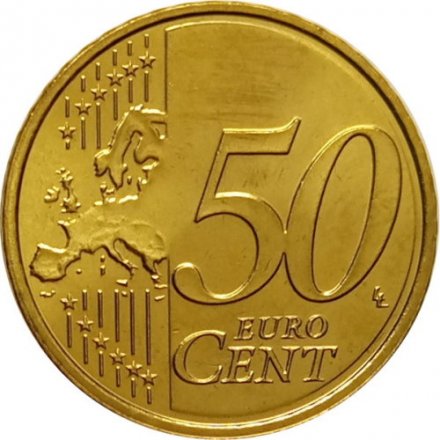 Люксембург 50 евроцентов 2010 год - Великий герцог Люксембурга Анри