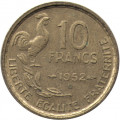 Франция 10 франков 1952 год (B)