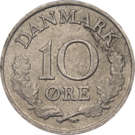 Дания 10 эре 1966 год