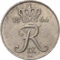 Дания 10 эре 1966 год