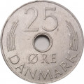 Дания 25 эре 1974 год - Королева Маргрете II