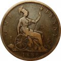 Великобритания 1 пенни 1886
