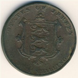 Джерси 1/13 шиллинга 1841 год