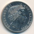 Австралия 20 центов 2001 год - 100-летие Федерации. Австралийская столичная территория