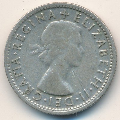 Австралия 1 шиллинг 1954 год
