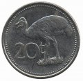 Папуа - Новая Гвинея 20 тойя 2006 год - Казуар