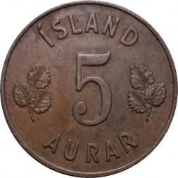 Исландия 5 эйре 1946 год