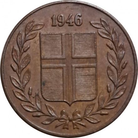 Исландия 5 эйре 1946 год