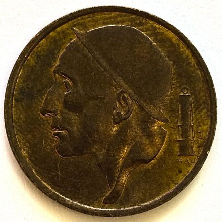 Бельгия 50 сантимов 1985 год BELGIQUE