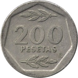 Испания 200 песет 1986 год