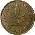 ФРГ 5 пфеннигов 1975 год (D)