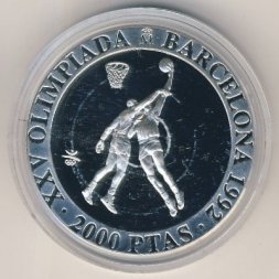 Испания 2000 песет 1990 год