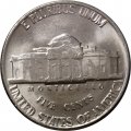 США 5 центов 1977 год - Томас Джефферсон (D)