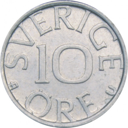 Швеция 10 эре 1978 год - Король Карл XVI Густав