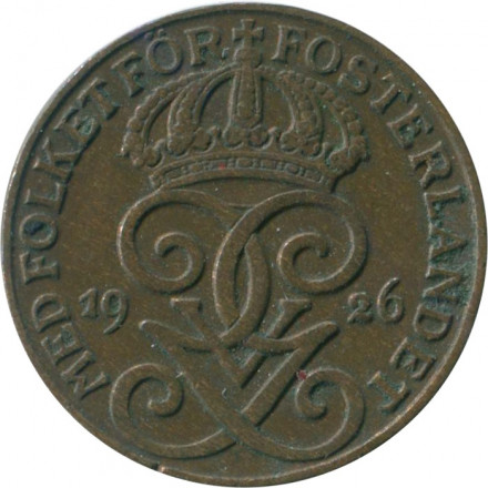 Швеция 1 эре 1926 год