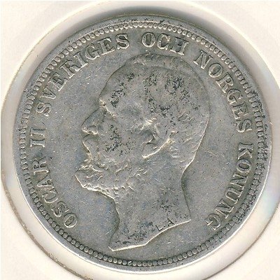 Швеция 2 кроны 1900 год
