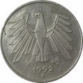 Германия 5 марок 1992 год (G)