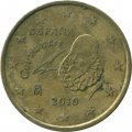 Испания 10 евроцентов 2010 год 